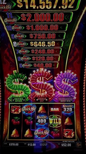 💎 Quick Hit Link Gems | 5 Quick Hits at $20 Bets = BIG WIN