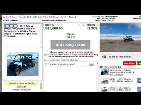 How To Bid Online - Yoder & Frey Auctioneers
