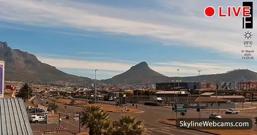 【LIVE】 Live Cam Cape Town | SkylineWebcams