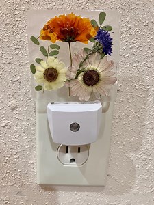 Floral Night Lights, Real Pressed Flower Home Decor, Children's Nightlights - Etsy