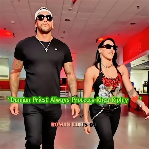 Damian Priest Always Protects Rhea Ripley ❤️#wwe #shortvideo #viralvideo #rhearipley #ytshorts