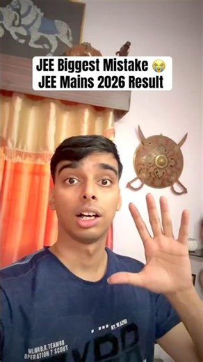 JEE Mains 2026 = SCAM 🤡🥀 JEE Biggest Mistake 😭 JEE Mains 2026 Result #jee #iit
