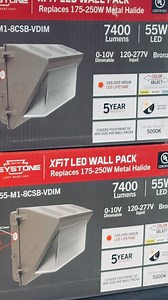 Keystone XFit LED Wall Pack — strong light, smart price. ⚡️ • 55W LED • Selectable color temp so you dial the light on site • Works on 120–277V — one fixture for many jobs • Rugged outdoor build for real-world installs • $97 each while supplies last at AWE This is the kind of fixture that makes outdoor upgrades simple: strong output, flexible settings, and a tough housing that’s meant for the elements. Keystone’s XFit line is built with field‑adjustable options and dependable drivers, plus an IP