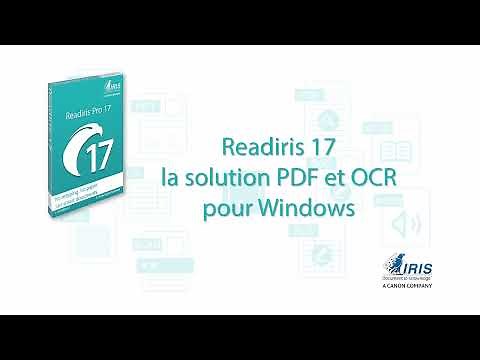 Readiris 17 Windows - Comment convertir en Excel