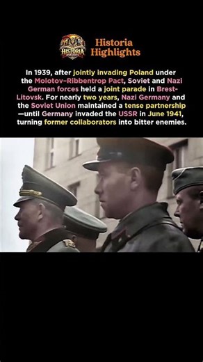 The 1939 Joint Soviet–Nazi Parade in Occupied Poland