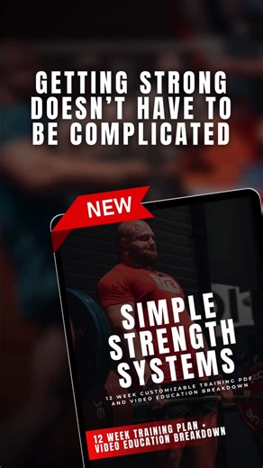 Mitchell Hooper on Instagram: "Tired of overcomplicated programs? Simple Strength Systems is built to maximize results with minimal time in the gym. ✔ 3-day & 4-day options ✔ Train every muscle twice per week ✔ Works in any commercial gym ✔ Simple progression that actually works Strip away the fluff. Lift with purpose. Get stronger. 💪"