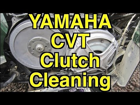 Yamaha Grizzly 700 CVT Primary Clutch Cleaning