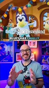 Bluey x Disneyland: For real life! 💙 #disneyparks