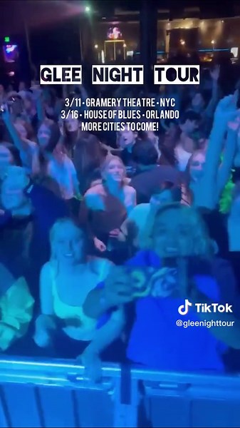 You rang? 😎 Glee Night Tour starts this Saturday in NYC! #glee #gleenight #gleek #rachelberry #leamichelle