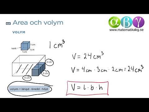 G 4.6 Area och volym