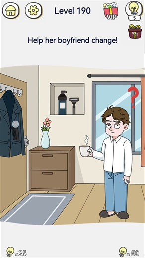 Brain Out 2 Level 190 to 191 | Can you pass it | #shorts #youtubeshorts #gaming #gwjatin