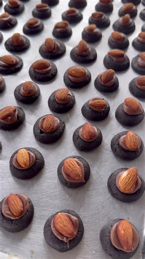 Dark hazelnut cookies #hawabakery