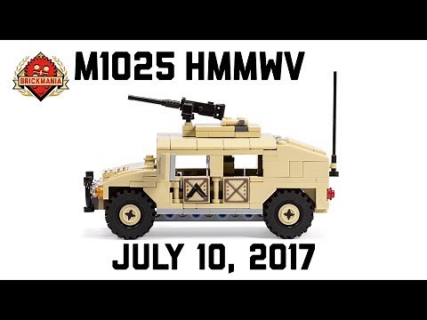 M1025 HMMWV - Custom Military Lego
