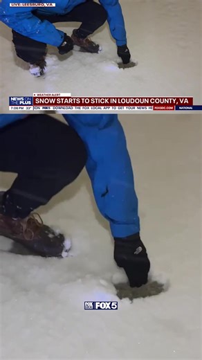 Schools in Loudoun County are closed Monday as snow really begins to stick on the roadways. FOX 5's David Kaplan is in Sterling with an eye on the latest conditions.