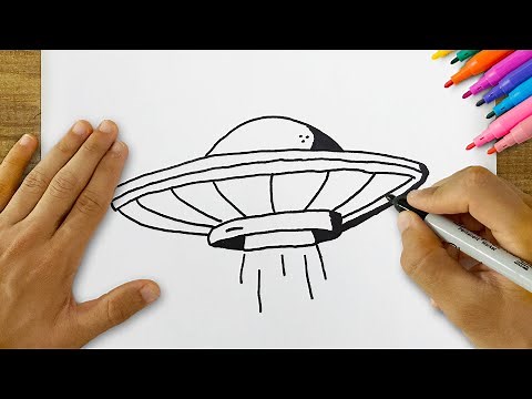How to Draw a Ufo? Very Easy Ufo Drawing 🛸