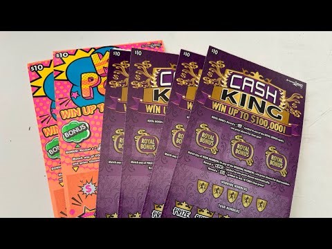 $10 Cash King and KaPow tickets! #arizonalottery