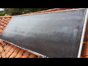Solar water heating leaking