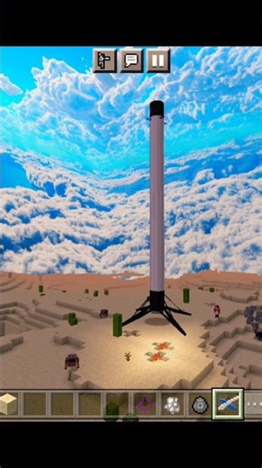 minecraft space rocket tutorial #gaming #mohsingamer #shorts #minecraft #spacerocket spacero