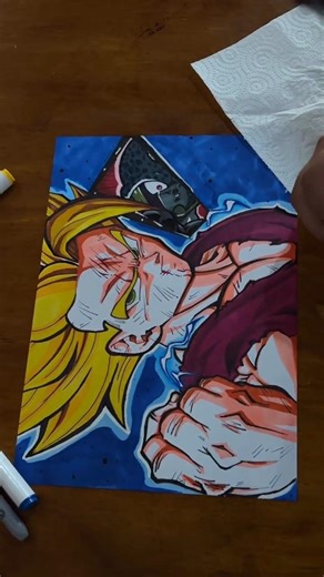 Gohan ssj2 . Subscribete para ver más contenido de dibujos y tatuajes de anime/realismo