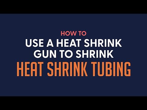 How to Use a Heat Gun to Shrink Heat Shrink Tubing