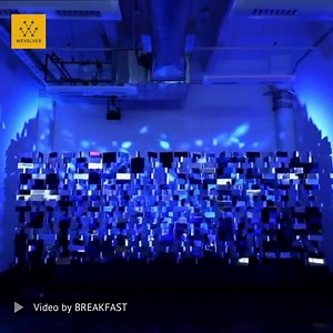 Brixel Mirror, a kinetic sculpture, doing it’s reflected-light thing. Brixel Mirror was the first piece created by BREAKFAST using their medium, Brixels. The piece is an exploration of creating organic movement from the least of organic shapes and materials. Video credits: BREAKFAST #art #kineticart #brixels #kinetic #interactiveart #mirror #roboticart #movingsculpture #technology #engineering #sculpture -------------------------------- Get your company on Wevolver. Wevolver reaches millions of 