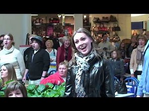 Christmas flash mob// "Hallelujah" Handel