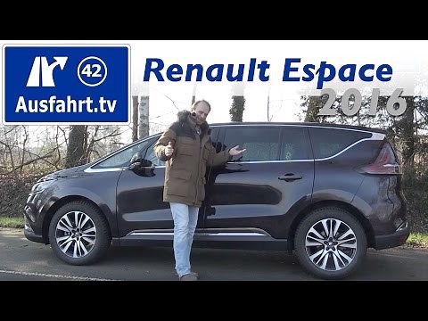 2016 Renault Espace Initiale Paris ENERGY TCe 200 EDC - Fahrbericht der Probefahrt, Test, Review