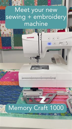 Janome Canada on Instagram: "Beginner-friendly sewing + embroidery starts here. Free arm ✔ Two step-by-step projects ✔ All materials included ✔ Start your sewing journey today, visit your local Janome dealer. Link in bio. #JanomeMC1000 #JanomeCanada #Learntosew"