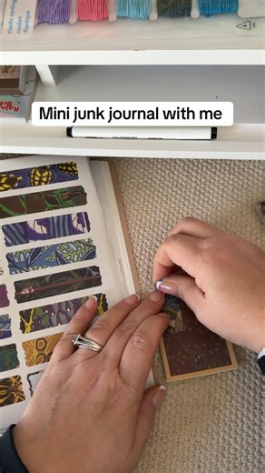 Erika on Instagram: "Just another mini junk journal page using Grabie botanical muse #junkjournal #junkjournaljunkies"