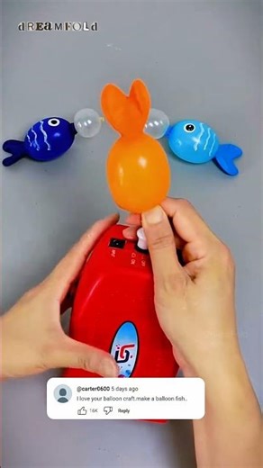 balloon fish making #diy #craft