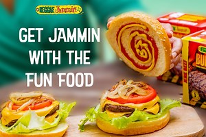 Layers of happiness between two buns.  #ReggaeJammin #FunRecipes #FastRecipes #FeelGoodFood | Reggae Jammin' | Facebook