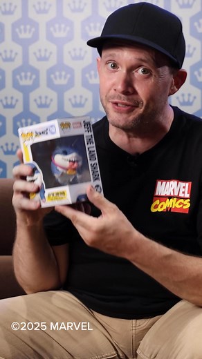 He’s got his game face on… and it always looks like 😝. Get a closer look at POP! Jeff the Land Shark with voice actor John Bailey! https://bit.ly/3Wdxy0e #Funko #FunkoPOP #Marvel #MarvelRivals | Funko
