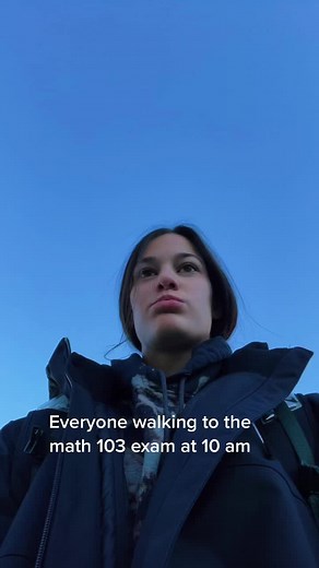 Walking to Math 103 Exam: The Journey Begins