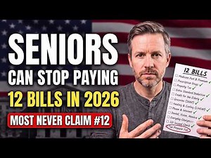 12 Bills Seniors Are ALLOWED to Stop Paying in 2026 (But Most Never Claim #12)