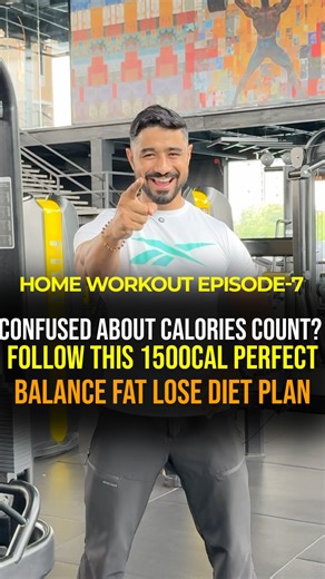 Panchal Dixit on Instagram: "Stop doing abs workout to lose belly fat‼️ Because abs won’t burn your belly fat… calorie deficit will💯 If you want to lose belly fat, side fat, thigh fat, arm fat and ANY fat, the only formula is simple: Calorie Deficit + Consistency🤞🏻 But I know… Daily calorie counting = full Zhanjat. So I made it EASY for you 👇 Here’s a 1500-calorie balanced diet plan you can follow without overthinking. And if you want 7 Days 7 Diet Plans❤️ just co
