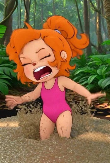 Brittaney miller in quicksand #quicksand #cartoon #peril #funny #animation #alvinandthechipmunks