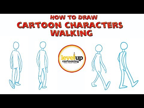 How to Draw Cartoon Characters Walking