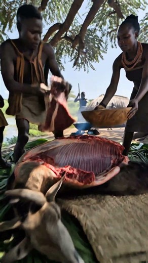 Rare Tribal Feast! Gbaya Antelope Cooking in Central Africa