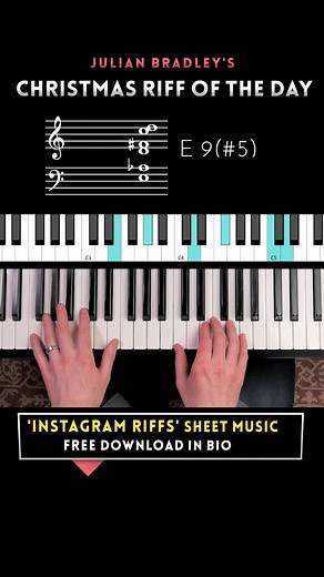 Jazz Christmas: Chords for 'It's Beginning to Rain'