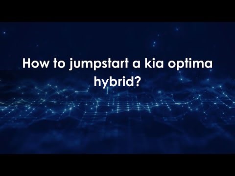 How to jumpstart a kia optima hybrid?