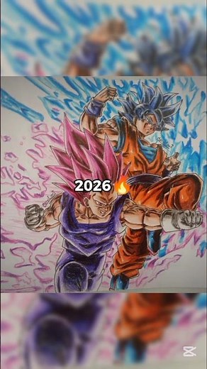 Mi evolución dibujando a Goku UI 2022 VS 2026🫪🔥 #dibujazos #goku @DibujazosYT