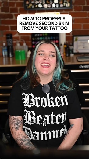 How to Properly Remove the Second Skin from Your New Tattoo