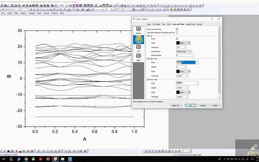 用Origin生成CASTEP计算出的能带图