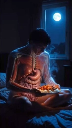 What Happens When You Eat Spicy Food Late at Night 🌶️🌙 #learnonyt