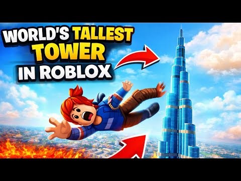 How to Build World biggest block tower In Roblox Voxels | Roblox biggest tower
