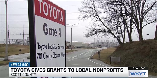 Toyota Kentucky awards $1.9 million in grants to nonprofits preparing future workforce