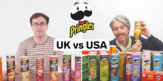 Every difference between UK and US Pringles chips including portion sizes and exclusive items