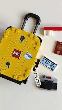 40817 YellowTravelSuitcase #lego #unboxing