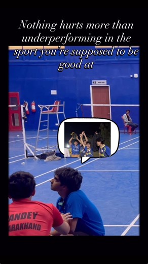 Every Athlete can relate with backhand smash #badminton #badmintonlovers