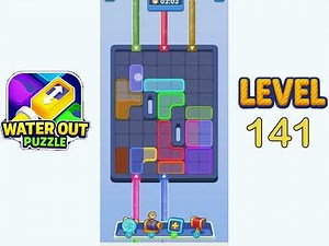 Water Out Puzzle Level 141 Walkthrough Solution